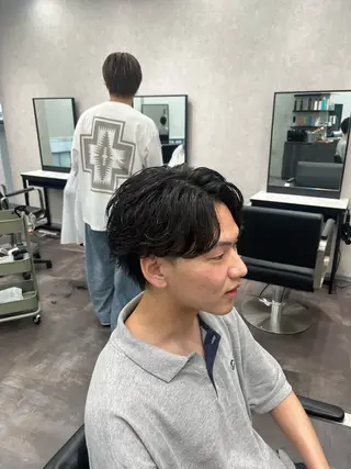 ミディアム メンズ メンズ特化🔥　齋藤 航のヘアスタイル