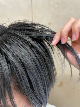 カラー yu-kaハッシュ カット/韓国レイヤーのヘアスタイル