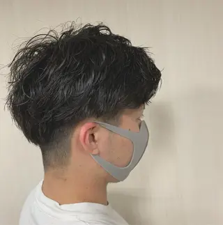 ショート メンズ ウスイマイコ カット/ケアカラーのヘアスタイル