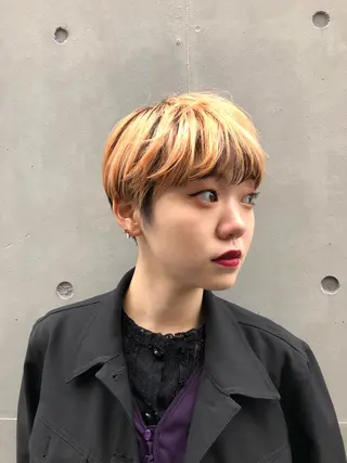 ショート カラー share salon OXY所属・🌈ショートの神様 🌈原田公祐のヘアスタイル