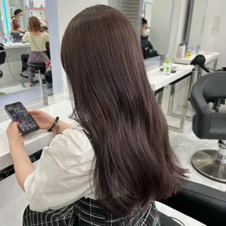 ロング カラー パーマ ヘアアレンジ メンズ キッズ ネイル マツエク・マツパ アイブロウ 💕トレンドうる艶髪 💕TUNE銀座のヘアスタイル