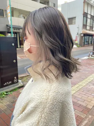 ミディアム カラー 佐藤 魁人のヘアスタイル