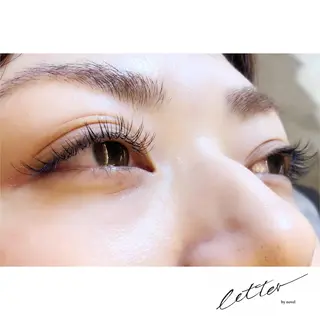 マツエク・マツパ letter bynovelのマツエク・マツパデザイン