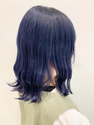 セミロング 🍀ケアブリーチ カラー🍀坂井のヘアスタイル