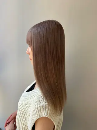 ロング カラー 前田 竜一のヘアスタイル