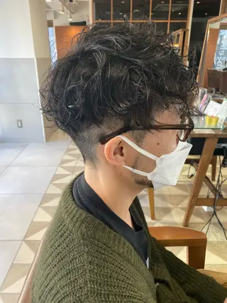 カラー パーマ ヘアアレンジ メンズ メンズパーマの巨匠 鈴木純のヘアスタイル