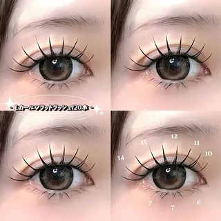 マツエク・マツパ 神田 佳奈のマツエク・マツパデザイン