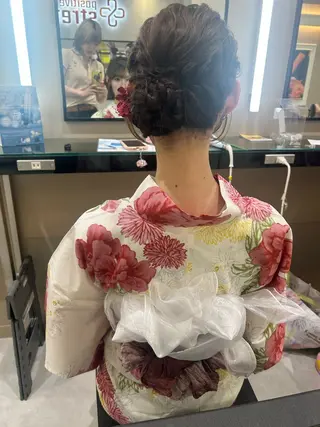 ヘアアレンジ 👔ボブ﹨似合 わせパーマ🩳ももかのヘアスタイル