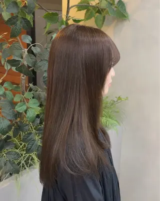 セミロング カラー Lit by ways所属・縮毛矯正/カラー ayunaのヘアスタイル