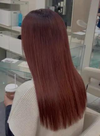 ロング 藤本渚杜/メンズ カット/艶カラーのヘアスタイル