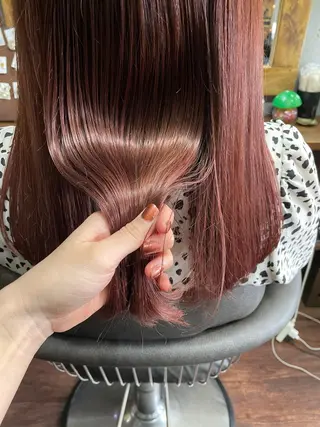 セミロング カラー chouette/ 根本優希のヘアスタイル