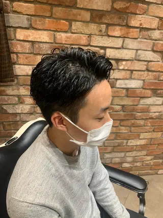 ショート メンズ プレミアムバーバー新宿店所属・新宿駅近! 💈口コミ多数✨のヘアスタイル