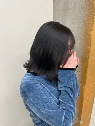 セミロング lift by mag所属・ユナ ナチュラル／透明感のヘアスタイル