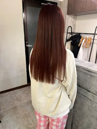 ロング カラー conne&riri所属・MAYU 💚森下のヘアスタイル