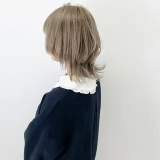ミディアム カラー ヘアアレンジ 大橋 拓巳のヘアスタイル