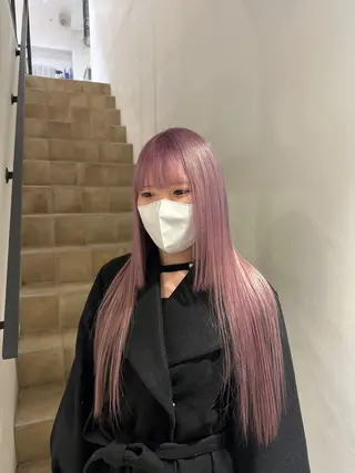 ロング カラー MOE 🌙新宿三丁目のヘアスタイル