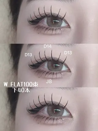 マツエク・マツパ Aspii AKIのマツエク・マツパデザイン