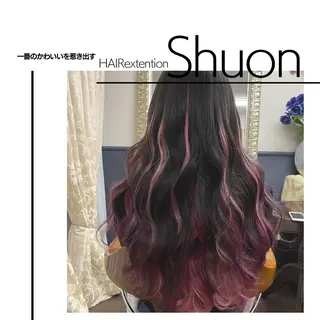 ロング カラー パーマ ヘアアレンジ extentionspace Shuon所属・KITTY 立川のネイルデザイン