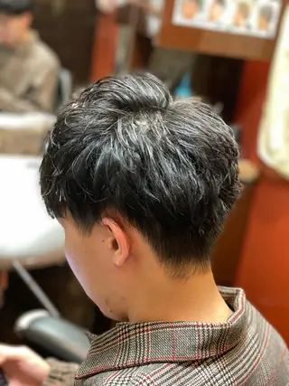 ショート メンズ HIRO GINZA barber shop神楽坂店所属・波岡 萩斗のヘアスタイル