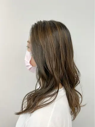 セミロング カラー 代表 YUKI ☆のヘアスタイル