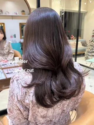 ロング カラー stylist/ボブ ことの/韓国レイヤーのヘアスタイル