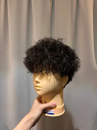 ショート パーマ メンズ ulQua 戸田のヘアスタイル