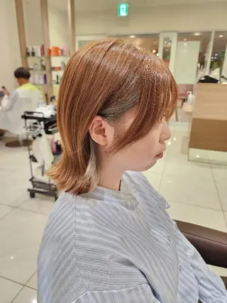 ミディアム 中村 和貴のヘアスタイル