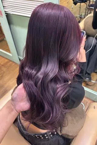 カラー 艶モテカラー/ maru🩵💚のヘアスタイル