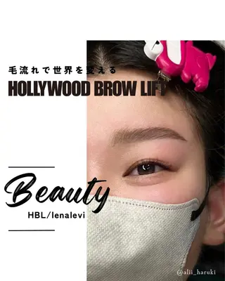 アイブロウ Alii所属・Alii はるきのマツエク・マツパデザイン