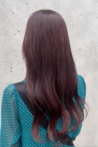 ロング カラー Chocolat阿部野所属・なかじま ささらのヘアスタイル