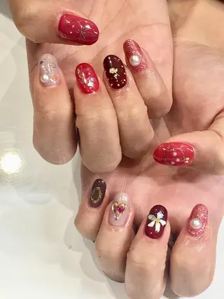 ネイル 佐藤 まりえのネイルデザイン