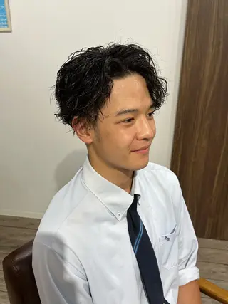 パーマ メンズ ANSAhair小倉所属・丹上 俊弥のヘアスタイル