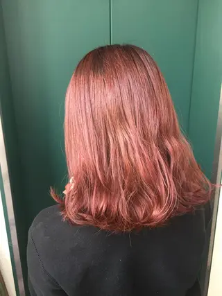 ミディアム カラー 💘透明感カラー💘 沖本 将宏のヘアスタイル