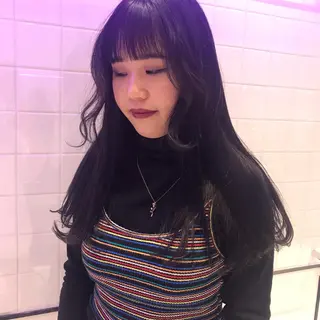 セミロング カラー share salon JAM 吉祥寺所属・レイヤー/ブリーチ HIKARU ♡のヘアスタイル