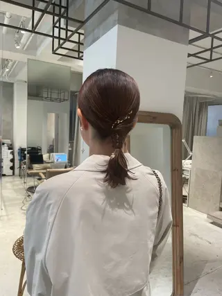 ミディアム ヘアアレンジ loely 💞miyuのヘアスタイル