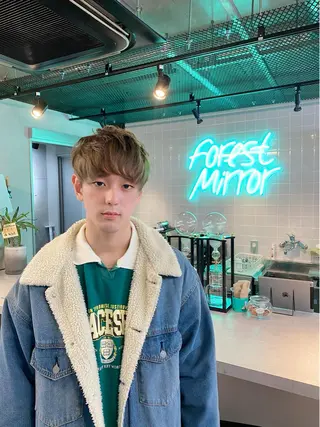 ショート メンズ アンリ【Henri】所属・原宿アンリ 山下卓也のヘアスタイル