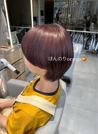 ショート カラー MINXshibuya所属・レイヤー/艶髪/ 透明感/千葉詩優のヘアスタイル