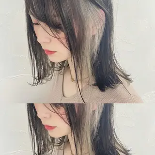 ミディアム YUIMARL岡山店 MIRAIのヘアスタイル