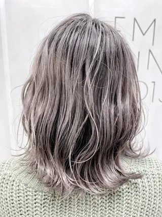 ショート カラー OAK溝の口 𖠋SHINYAのヘアスタイル