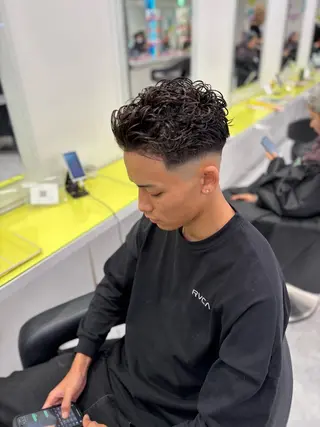 ショート パーマ 大人っぽベージュ🤍 当日予約◎ヒロトのヘアスタイル