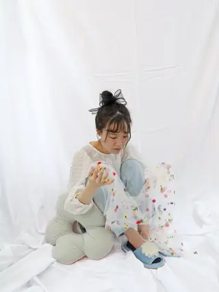 ヘアアレンジ はっとり ななせのヘアスタイル