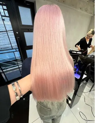 ロング カラー 🌷ハイトーン特化 美容師🌷のヘアスタイル
