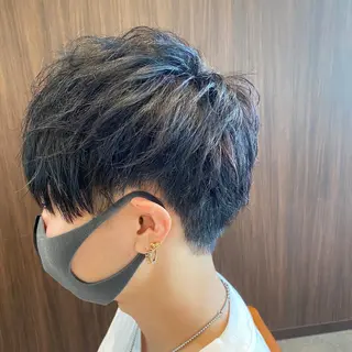 ショート メンズ Maison/松本/ 艶髪/カラー/メンズのヘアスタイル