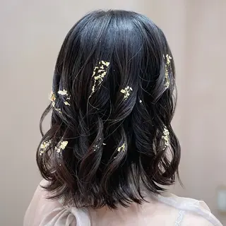 ミディアム ヘアアレンジ fee 北千住所属・HINA🎀韓国ヘア / アイリストのヘアスタイル