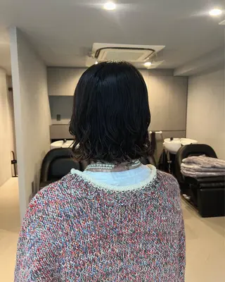 ショート カラー パーマ ALLY(アリー)所属・akane/ボブ /オリーブ/ブラウンのヘアスタイル