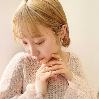 ショート カラー パーマ ヘアアレンジ 西山梨々【12/1〜 産休を頂きます🎀】のヘアスタイル