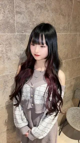 ロング カラー 🤍艶髪透明感 カラー/直井優花🤍のヘアスタイル