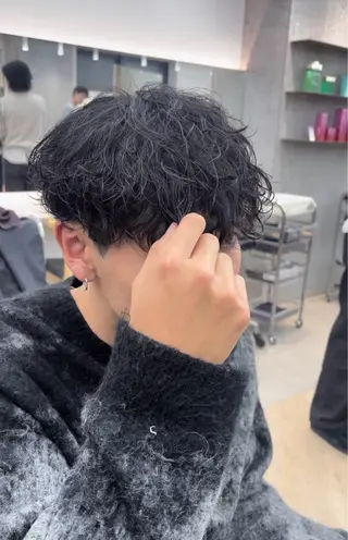 パーマ メンズ 👑メンズパーマ屋 👑/栄/馬場斗生のヘアスタイル