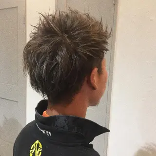 カラー メンズ 船津 佳奈美のヘアスタイル