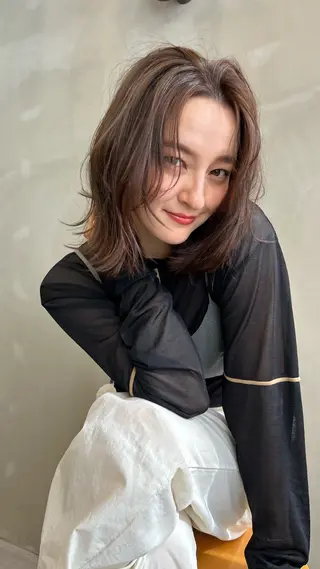 ショート カラー ショート/ボブ専門 宮脇美奈/南船場のヘアスタイル